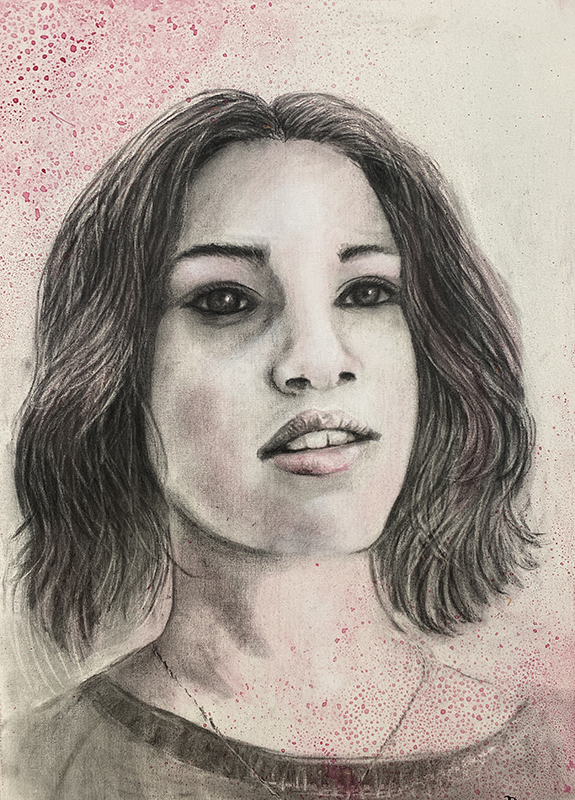 Auto retrato - 50 x 70 - Téc Mista - 2021